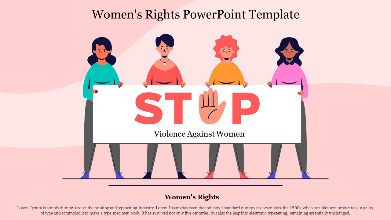 Womens Rights PowerPoint Template and Google Slides